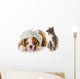 Dog and Cat Fight Wall Decal