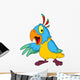 Presenting parrot Wall Decal