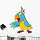 Presenting parrot Wall Decal