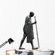 Mahatma Gandhi, dandi march Wall Decal