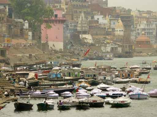 Varanasi Boats for Hire Wall Decal
