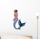 Purple Mermaid Wall Decal