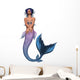 Purple Mermaid Wall Decal