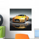 Yellow sports car Wall Mural