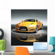 Yellow sports car Wall Mural