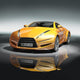 Yellow sports car Wall Mural