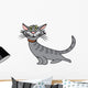 Cat. Happy Tomcat Wall Decal