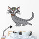 Cat. Happy Tomcat Wall Decal