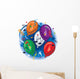 Party Balloons Wall Decal