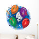 Party Balloons Wall Decal
