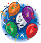 Party Balloons Wall Decal