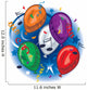 Party Balloons Wall Decal