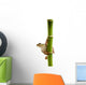 frog on bamboo Wall Decal