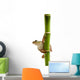 frog on bamboo Wall Decal