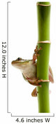 frog on bamboo Wall Decal