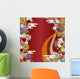 Abstract Japanese Floral Wall Decal