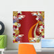 Abstract Japanese Floral Wall Decal
