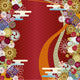 Abstract Japanese Floral Wall Decal