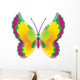 Yellow Butterfly Wall Decal