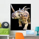 Dinosaurs Black Wall Mural