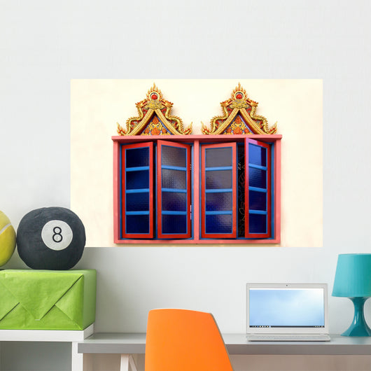 Windows Thai Buddhist Temple