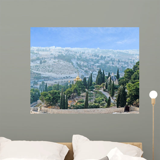 Mount Olives Jerusalem Wall Mural