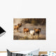 Wild Horses Running Wall Decal