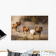 Wild Horses Running Wall Decal