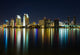 San Diego skyline at night Wall Mural