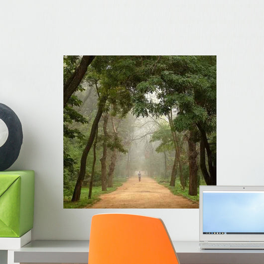 Man Fog Wall Decal