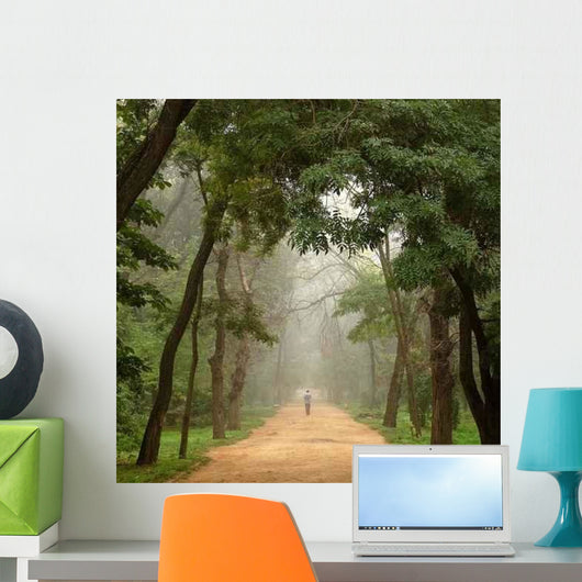 Man Fog Wall Decal