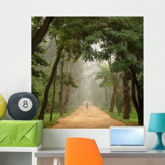 Man Fog Wall Decal