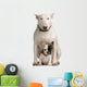 bull terrier and French bulldog Wall Decal