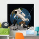 Astronaut Outer Space Wall Mural