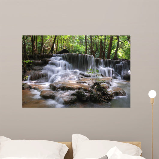 Waterfall Kanchanaburi Thailand Wall Decal