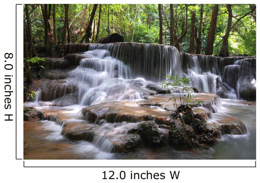 Waterfall Kanchanaburi Thailand Wall Decal