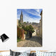 Cobbled Street of Saint Emilion - A Unesco World Heritage Site. Wall Mural