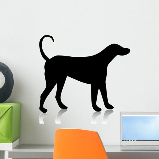 animal black dog Wall Decal