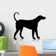 animal black dog Wall Decal