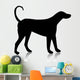 animal black dog Wall Decal