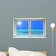 Window Ausblick Beach Wall Decal