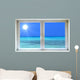 Window Ausblick Beach Wall Decal