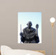 Statue of Ghandi Wall Mural