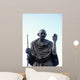 Statue of Ghandi Wall Mural