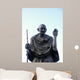 Statue of Ghandi Wall Mural