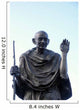 Statue of Ghandi Wall Mural