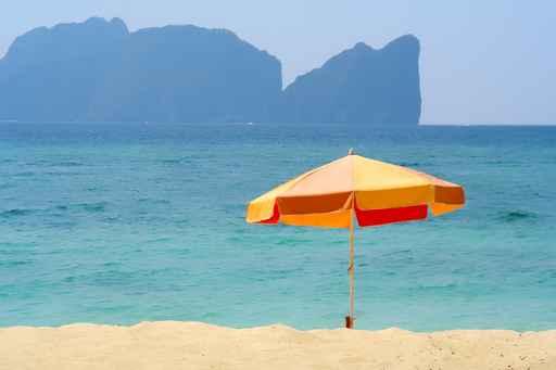 Beach Umbrella Wall Decal
