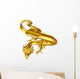 Golden Chinese Dragon Wall Decal