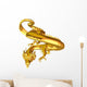 Golden Chinese Dragon Wall Decal