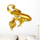 Golden Chinese Dragon Wall Decal